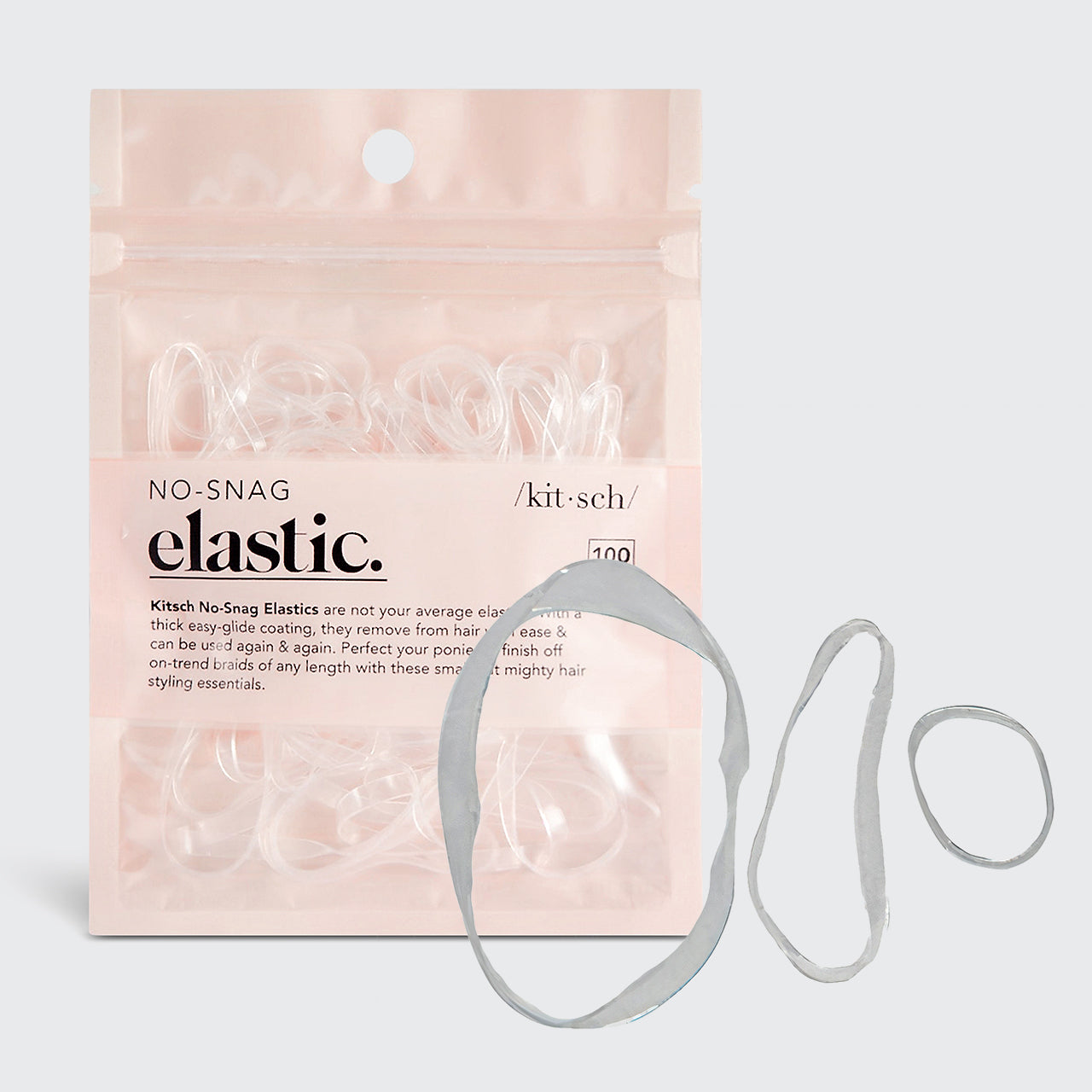 Clear No-Snag Elastics 100pc Set - Image 3