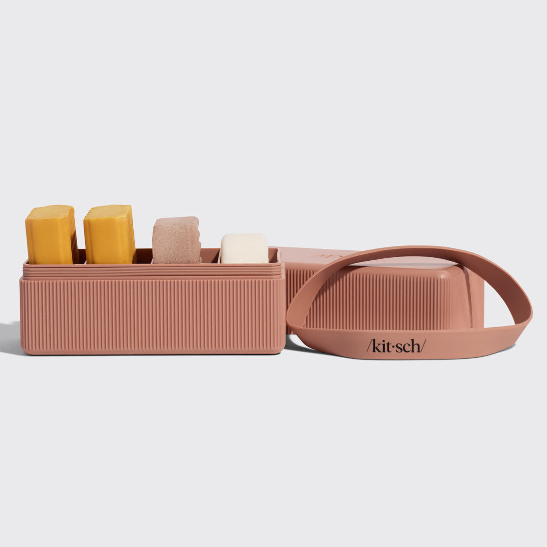 4-Compartment Travel Case - Terracotta