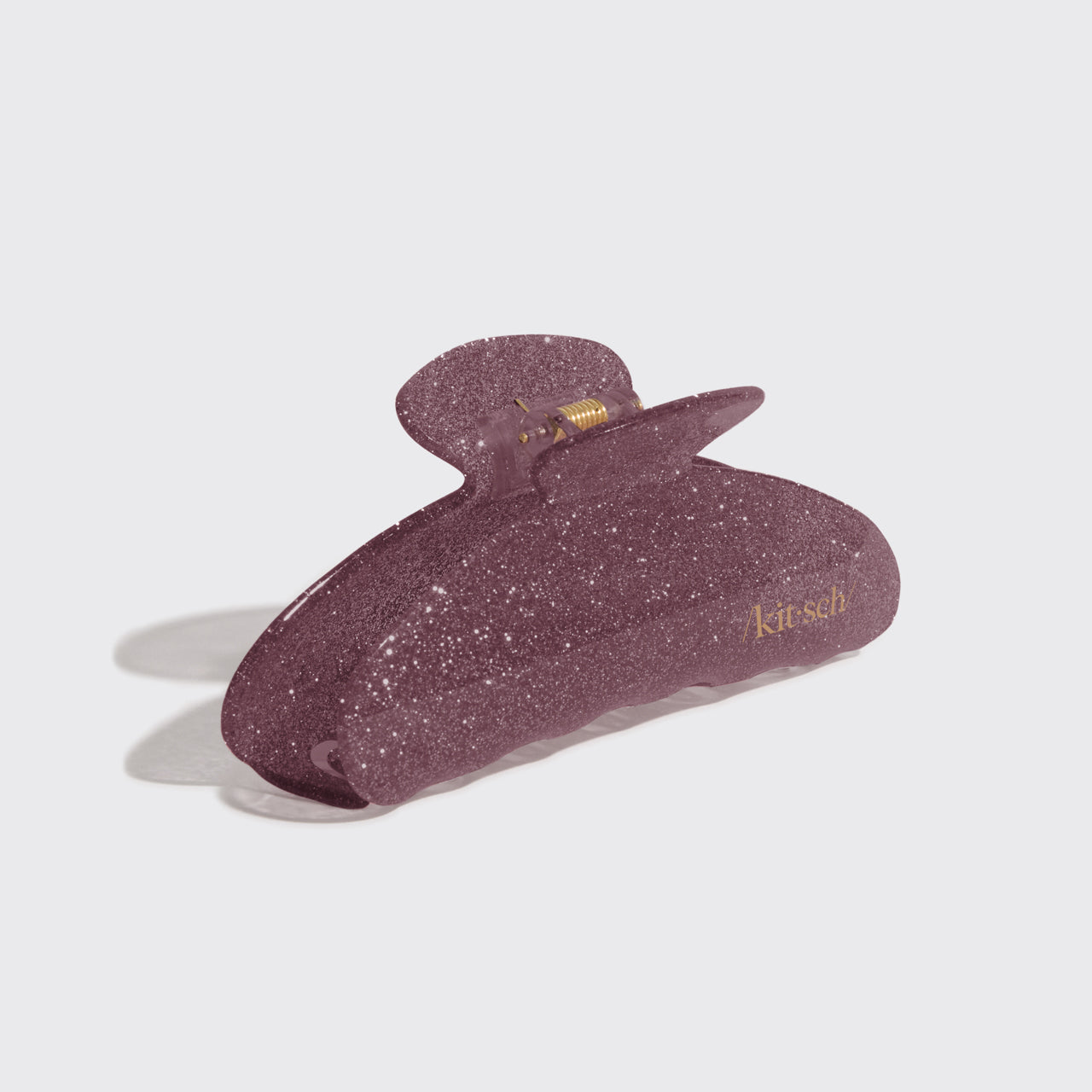 Pink Glitter Claw Clip - Image 3