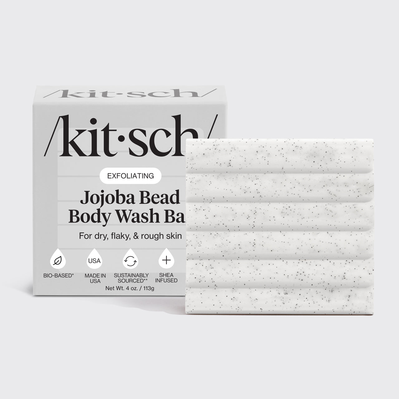 Jojoba Bead Exfoliating Body Wash Bar