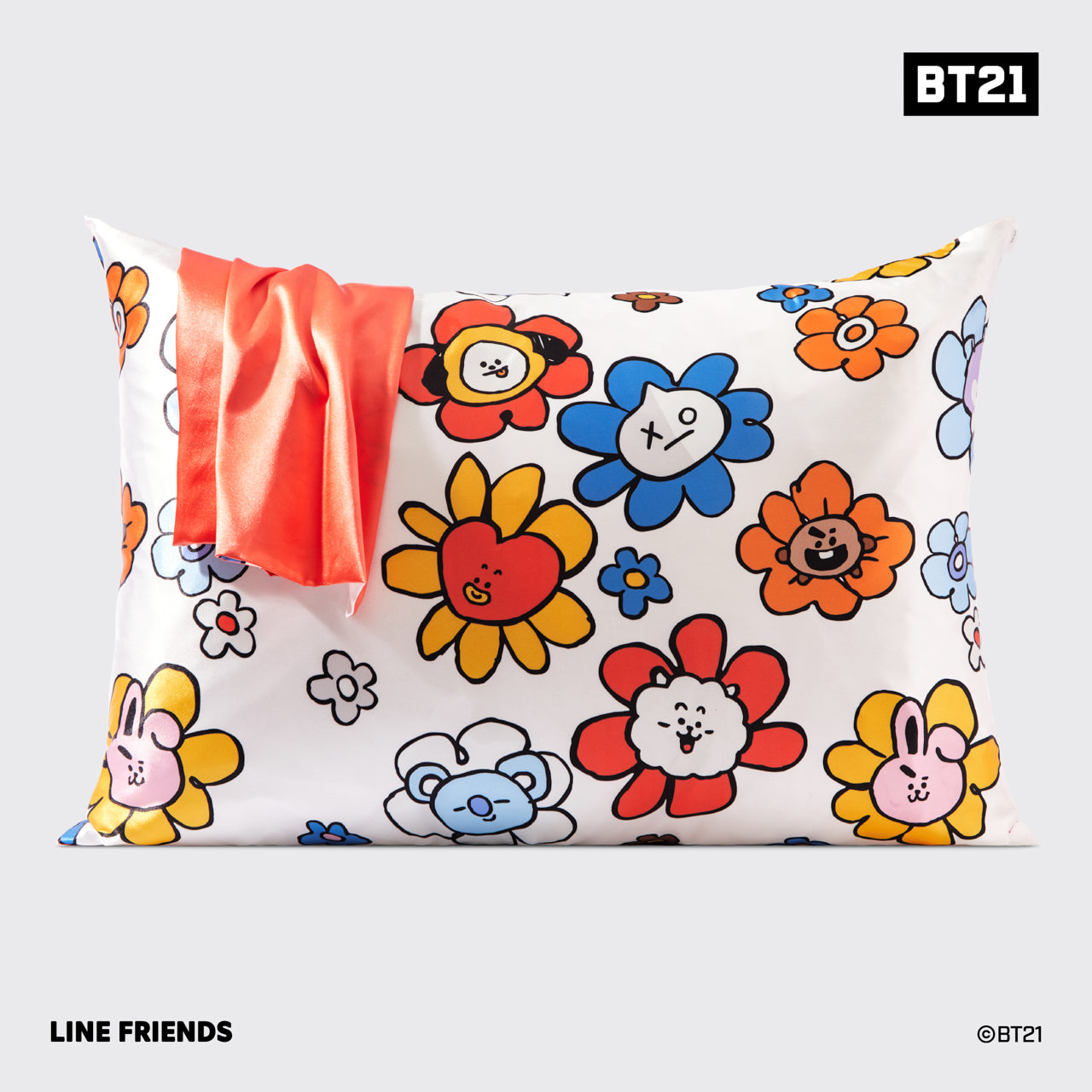 Alternative view of Kitsch x BT21 Satin Pillowcase in TATA