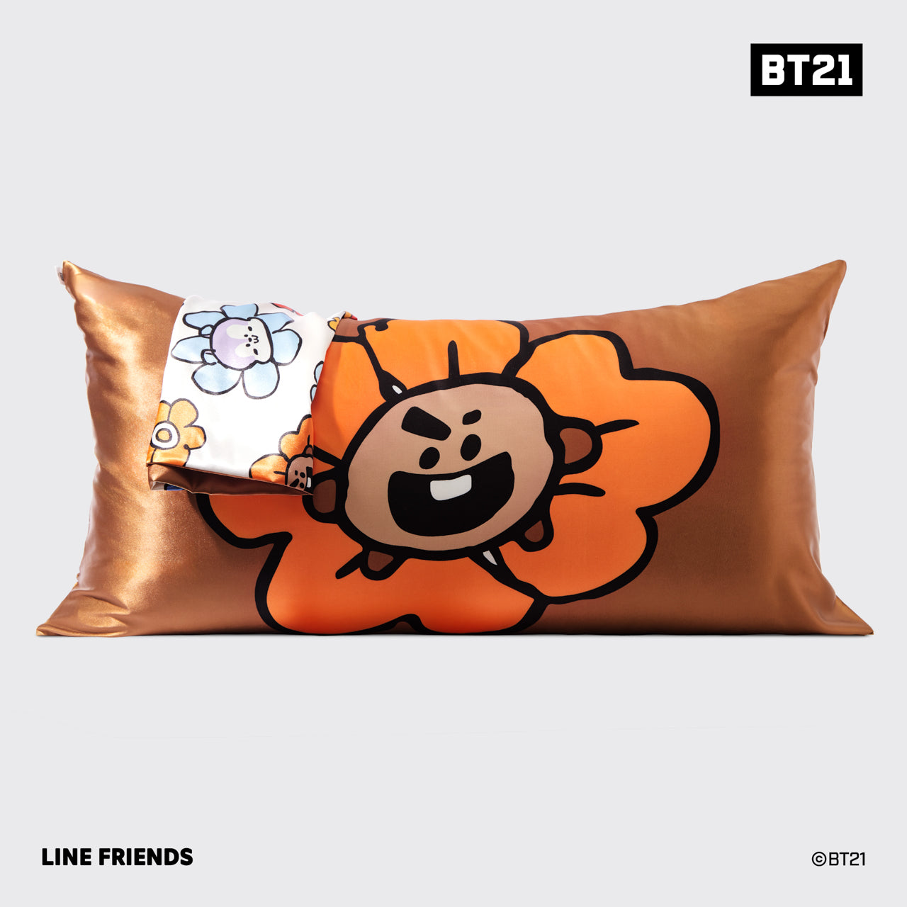 Kitsch x BT21 Satin Pillowcase in SHOOKY - King - Image 6