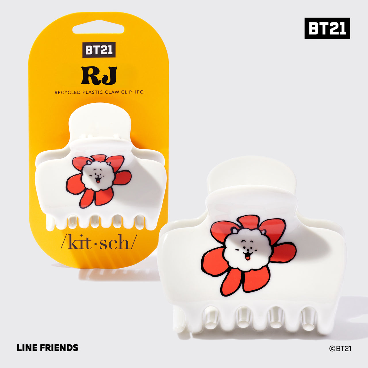 Kitsch x BT21 Cloud Claw Clip in RJ