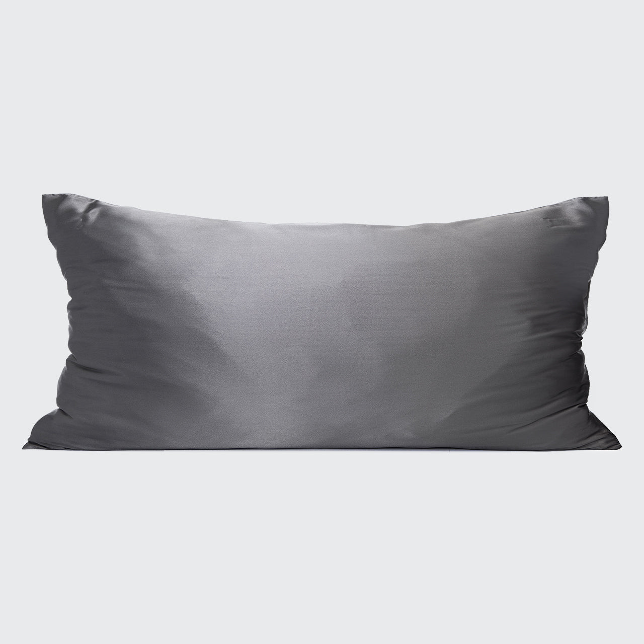 Satin Pillowcase in Charcoal - King - Image 4