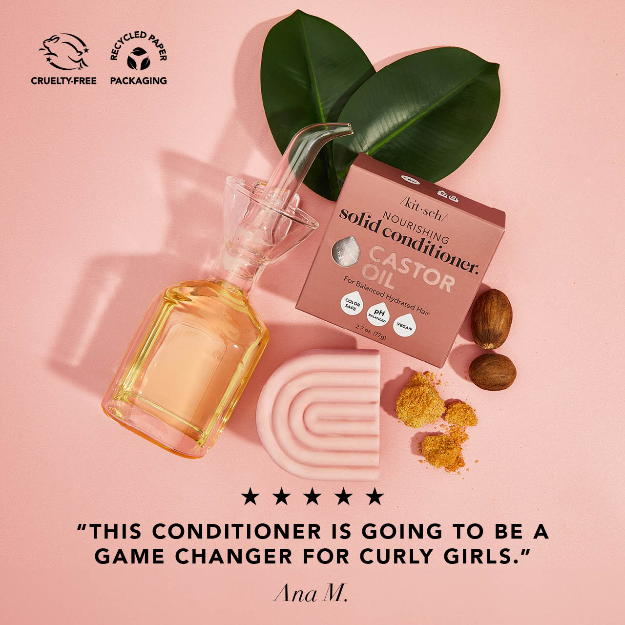 Alternative view of Castor Oil Nourishing Conditioner Bar